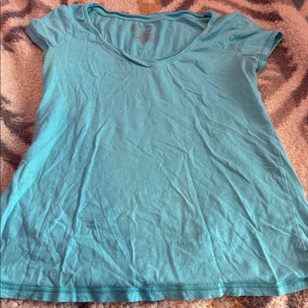 No Boundaries Light Blue Short Sleeve Tee